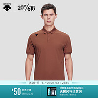 DESCENTE迪桑特 TRAINING系列 男子 短袖POLO衫 D3231TPS54 DO-DO XL(180/100A)