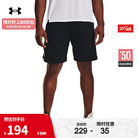 安德玛（UNDERARMOUR）春夏Tech男子训练运动短裤1376955 黑色001 3XL