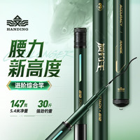 HANDING 汉鼎 顶钓王三代进阶综合竿大物鱼竿鲫鱼鲤鱼鲢鳙手竿钓鱼竿 DDW3D81
