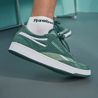 Reebok锐步官方运动板鞋男女款Club C 85 Vintage经典复古GV7045 GV7045 中国码:44(28.5cm),US:10.5