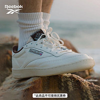 Reebok锐步官方小白鞋男女鞋Club C 85 Vintage复古奶油FZ6004 GZ5156 中国码:40(25.5cm),US:7.5