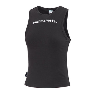 彪马（PUMA）女装上衣 2023夏季新款运动服健身训练瑜伽无袖T恤衫舒适透气背心 622575-01/偏小一码 2XL(175/96A)