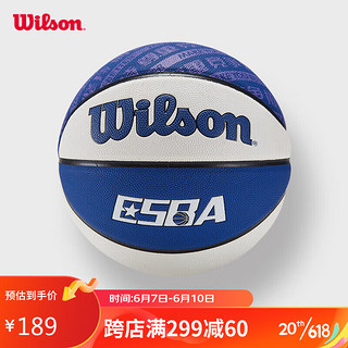 Wilson威尔胜东方启明星ESBA联名定制款儿童篮球室内外通用5号篮球