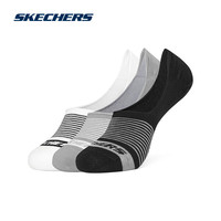 SKECHERS 斯凯奇 2023夏季男女同款船袜短袜L123U113 02G7 M