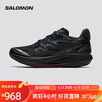 萨洛蒙（Salomon）男女款 户外运动休闲轻量透气稳定舒适公路路跑跑步鞋 PHANTASM 2 黑色 472073 UK9.5(44)