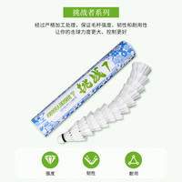 薰风 挑战系列羽毛球  12只装熏风耐打飞行稳定专用室内比赛训练用羽球 挑战9一筒12只（77速）