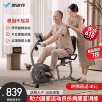 麦瑞克（MERACH）动感单车家用减肥健身车康复训练静音室内磁控脚踏自行车 灰色-手动款