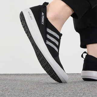 阿迪达斯 （adidas）户外涉水鞋男鞋 夏季新款运动鞋低帮一脚穿透气懒人鞋两栖溯溪鞋 HP8644/网面透气/一脚穿 39/240mm