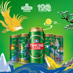 TSINGTAO 青岛啤酒 经典1903 500ml*18听四季常青罐+王子海藻苏打水苹果味380ml*6瓶