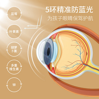 Doppelherz 双心 德国双心儿童蓝莓叶黄素青少年学生近视护眼片60粒*2