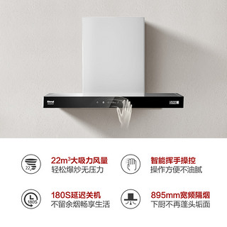 Rinnai 林内 [新品]林内热水器抽油烟机燃气灶家用厨房三件套餐C08W+11T+03LS