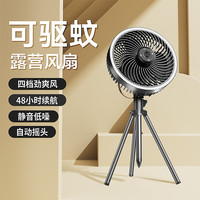 露营风扇户灯外迷你便携式随身超长续航usb充电风扇静音小型学生宿舍床上吊扇帐篷蚊帐野外钓鱼