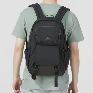 阿迪达斯 （adidas）背包男包女包新款时尚潮流运动包收纳休闲包双肩包HG0345 HG0345黑色 以专柜实物为准