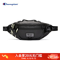 Champion 冠军2023春夏新款Champ Tracer Waistpack运动腰包 黑色 均码