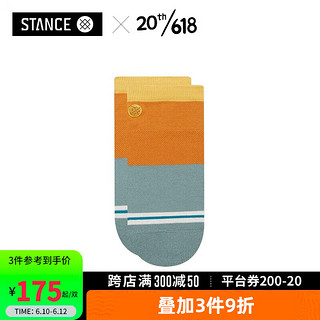 STANCE255休闲踝袜船袜子男女透气彩色条纹时尚短袜三双装春季 255三双装 S (35-37)