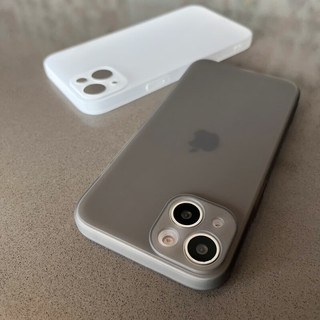  Apple/苹果 防摔 iPhone 13手机壳  【透黑色】?磨砂款?直边软壳 硅胶