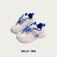 温小影（HELLO YING）童鞋透气网面儿童运动鞋2023夏季新款男童网鞋子女童老爹鞋 蓝色(双网) 26-31码整首拍6双