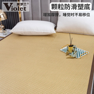 紫罗兰藤编凉席垫榻榻米床垫加大家用儿童爬爬垫飘窗夏凉冰藤垫子