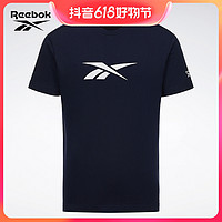 抖音超值购：Reebok 锐步 官方男装TEE运动休闲吸汗短袖T恤GR8481