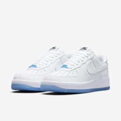 nike耐克airforce1白蓝变色龙热感应空军一号板鞋女da8301101