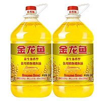 PLUS会员：金龙鱼 花生浓香型 食用植物调和油5L 2桶