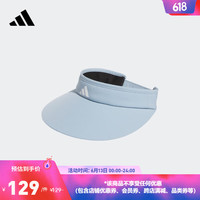 adidas 阿迪达斯 官方女子新款高尔夫运动空顶遮阳帽子HY6029 浅蓝 OSFW