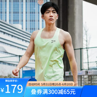 多威(Do-win)风驰速干背心男吸湿透气夏季新款专业马拉松跑步无袖T恤2122100 清柠绿/2122100D-M 3XL