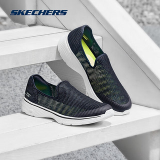 SKECHERS 斯凯奇 丨Skechers一脚蹬男款休闲鞋舒适透气健步鞋软底运动鞋54158