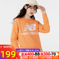 NEW BALANCENB女装上衣2023夏季新款运动服跑步训练健身潮流休闲套头衫卫衣 AWT03551-PGZ XS/150/76A