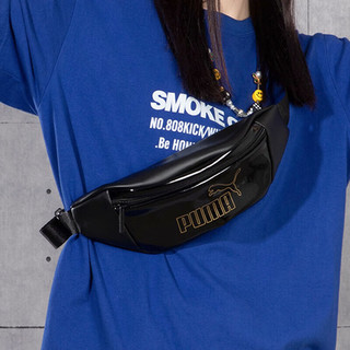 彪马（PUMA）男包女包 2023夏季新款运动包休闲手提包腰包单肩包小包斜挎包 077921-01/黑色 OSFA