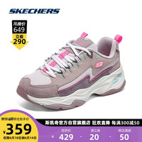SKECHERS 斯凯奇 情侣鞋熊猫鞋149498 薰衣草色/LAV 35.5