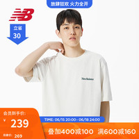 NEW BALANCE NB官方23新款男款夏季简约百搭透气舒适运动短袖T恤 OA 5ED25433 XL