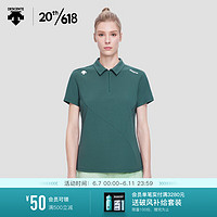 DESCENTE迪桑特 WOMENS TRAINING系列 女子 短袖POLO衫D3232TPS34 DG-DG S(160/80A)