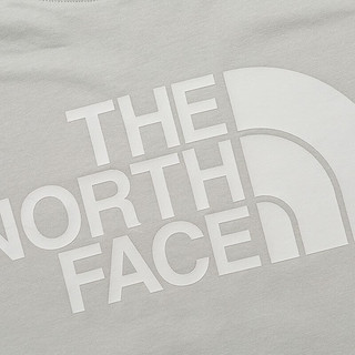 北面（The North Face）短袖T恤女户外休闲舒适透气23上新7WFD 9B8/灰色 XL/170(建议拍大一码）