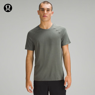 露露乐蒙lululemon丨Metal Vent Tech 男士运动短袖 T 恤 LM3DOWS 深灰色/绿灰色 M