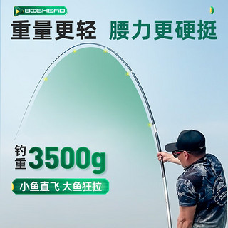 CHUANGWEI 创威 way巨鳙鱼竿手杆超轻超硬碳素鲢鳙钓鱼竿 WAY巨鳙5.4米