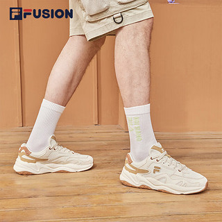 FILA FUSION斐乐潮牌FLASH男鞋跑步鞋2023夏复古运动鞋