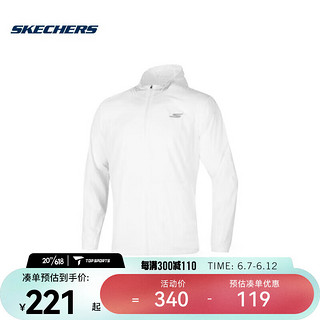 斯凯奇（SKECHERS）男子梭织外套 P122M043-0019 XXXL