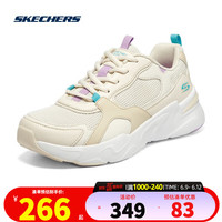 SKECHERS 斯凯奇 女款休闲运动鞋 117356-WBKB