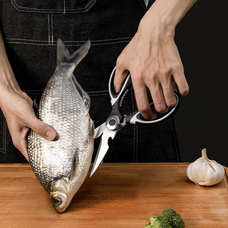 康巴赫菜刀家用刀具厨房剪刀锻打切菜刀切片刀切肉切菜三德刀套装