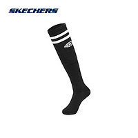 SKECHERS 斯凯奇 长筒中性男女同款袜P422U015 碳黑/0018 均码