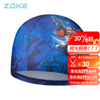 洲克ZOKE儿童泳帽针织变形金刚卡通动漫男童游泳帽子621504306