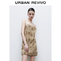 抖音超值购：URBAN REVIVO 女士连衣裙 UWG732010