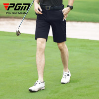 PGM高尔夫短裤男士裤子夏季透气运动球裤弹力男裤golf服装男装 KUZ158-黑色 XXS