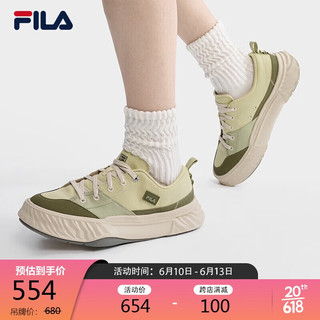 FILA FOSSO斐乐官方男鞋帆布鞋2023休闲百搭时尚滑板鞋