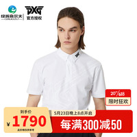 PXG高尔夫服装 男士23新款夏季短袖 透气清凉T恤 golf运动POLO衫 PHMPM223701 白色 M