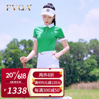 FVQA品牌轻奢高尔夫服装女夏季衣服套装短袖T恤上衣运动女装短裙子 短裙 M