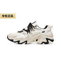 SKECHERS斯凯奇男士运动鞋男休闲鞋子2023新复古老爹鞋三代机甲鞋 894223/NTBK 39