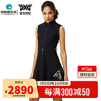 PXG高尔夫服装23年新款 女士无袖连衣裙 韩国进口 运动休闲裙子  PHMPW163221 黑色 L