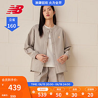 NEW BALANCE NB官方23新款女款春季休闲圆领梭织外套 HUS AWJ32316 M